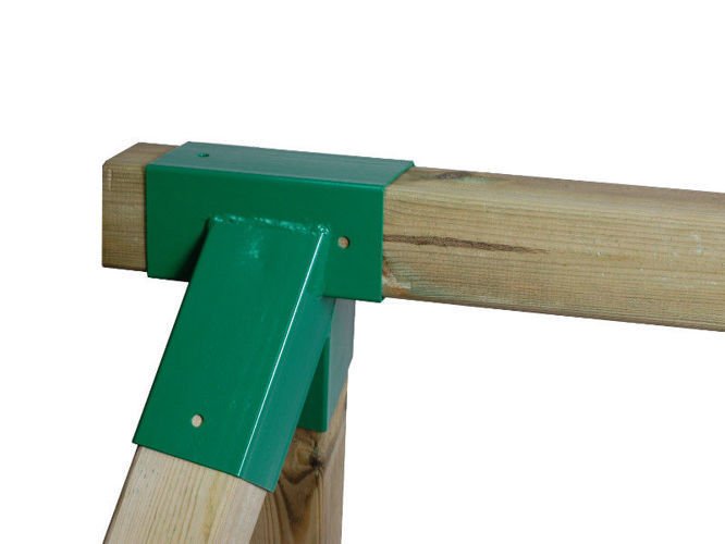 Raccord de balançoire pour bois équarri 90 x 90 mm 100° - swing