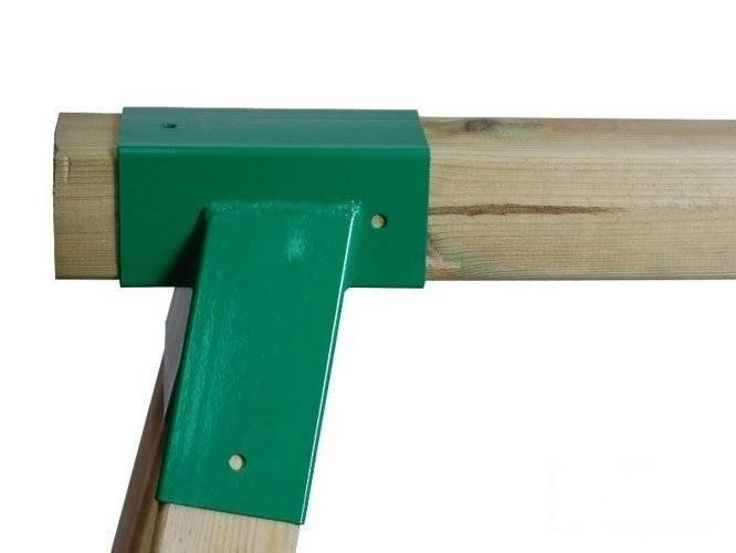 Raccord de balançoire pour bois équarri 90 x 90 mm 100° - swing