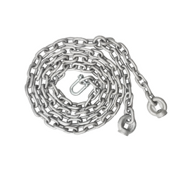 Jeu de chaînes en Acier galvanisé 6 mm - 1,8 m