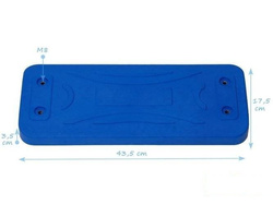 Siège de balançoire en Caoutchouc avec Plaque en Aluminium LUX, EN1176