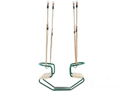 Balançoire Double en métal Club PANDA