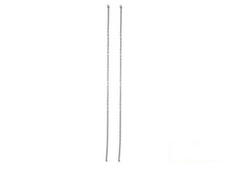 Siège de balançoire LUX avec eu de chaînes en acier inoxydable un point 5 mm - 1,8 m