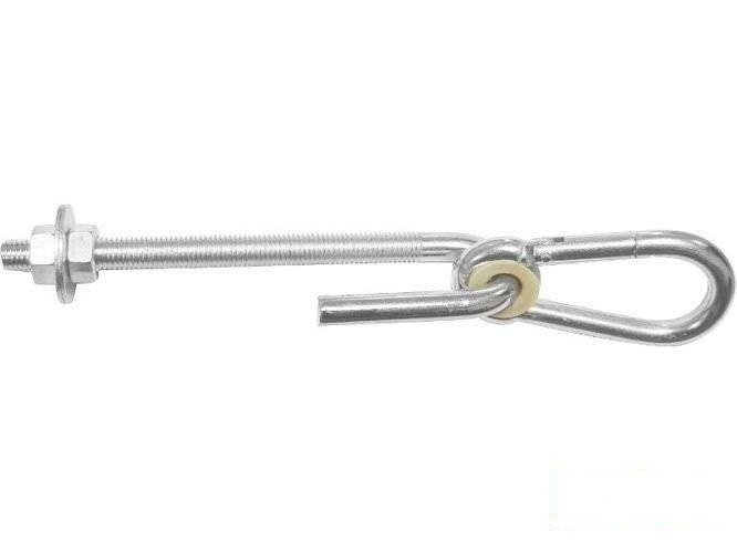 Crochet de balançoire de Type B M12 140 mm
