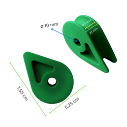 Cosse en Plastique avec Trou Rond M10