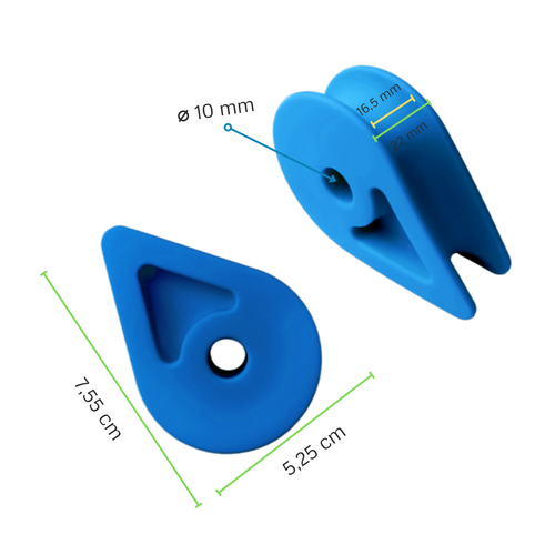 Cosse en Plastique avec Trou Rond M10