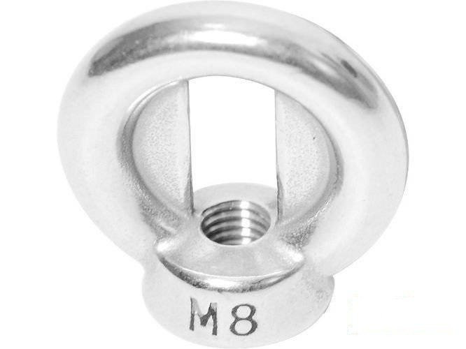 Anneau de Levage Femelle M8 en Acier Inoxydable