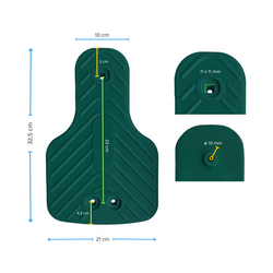 Siège en Caoutchouc pour Poutre
