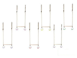 Trapèze Balançoire en Bois avec Anneaux de Gymnastique 