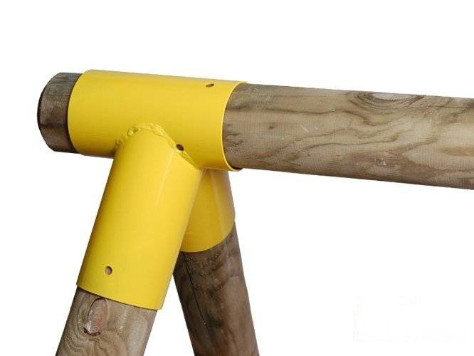 2 x Raccord balançoire Rond Ø100 mm, 100°