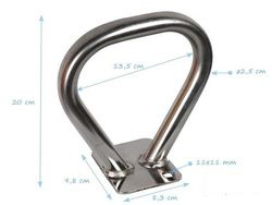 Poignèe en Acier Inoxydable pour Poutre carrèe