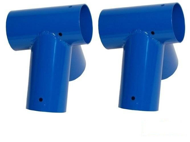 2 x Raccord balançoire Rond Ø100 mm, 100°