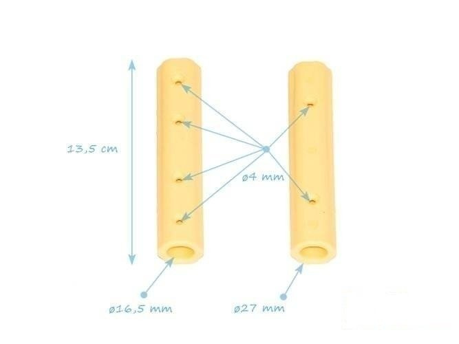 Jonction linéaire pour Corde armée ø 16 mm