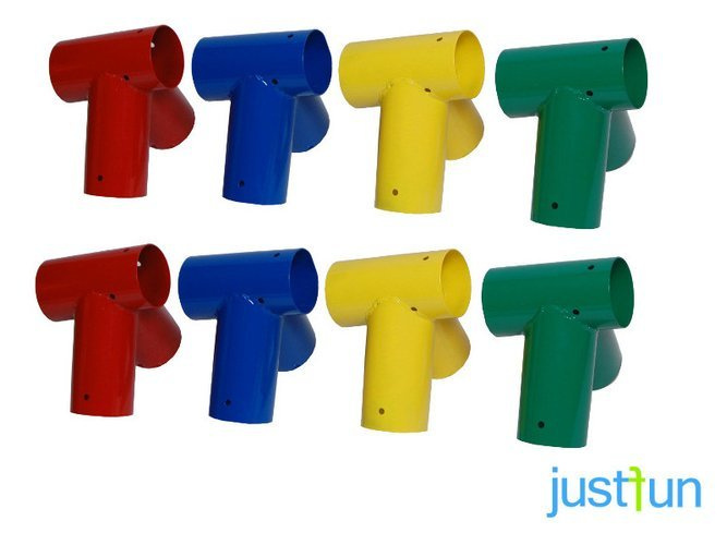 2 x Raccord balançoire Rond Ø100 mm, 100°