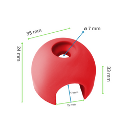 Jonction Murale pour Corde armée ø 16 mm