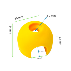 Jonction Murale pour Corde armée ø 16 mm