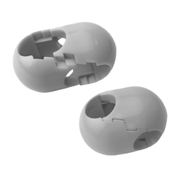 Jonction Croisillon pour Corde armée ø 16 mm - escalade, balançoire