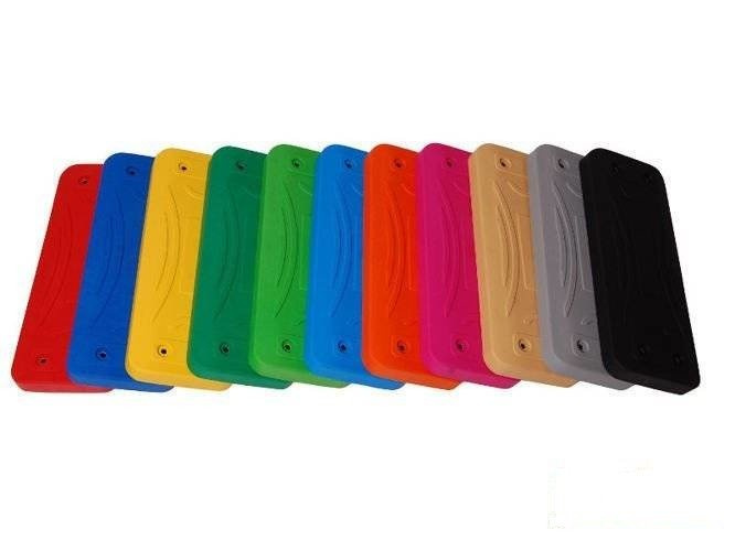 Siège de balançoire en Caoutchouc avec Plaque en Aluminium LUX, EN1176