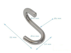 Virole à joint croisé en acier inoxydable type U 18 mm