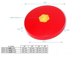 Capuchon en Plastique pour Poteau Ronde Ø120 mm
