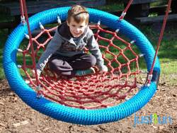 Balançoire nid d'oiseau 120 cm espaces publics