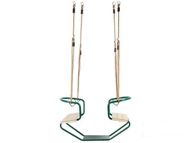 Balançoire Double en métal Club PANDA