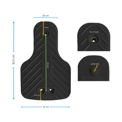 Siège en Caoutchouc pour Poutre