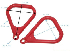 Anneaux de Gymnastique en Plastique (sans cordes)