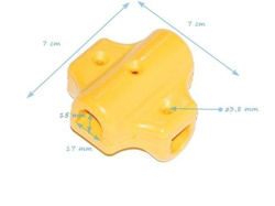 Jonction de Type Xpour Corde armée ø 16 mm