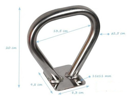 Poignèe en Acier Inoxydable pour Poutre carrèe