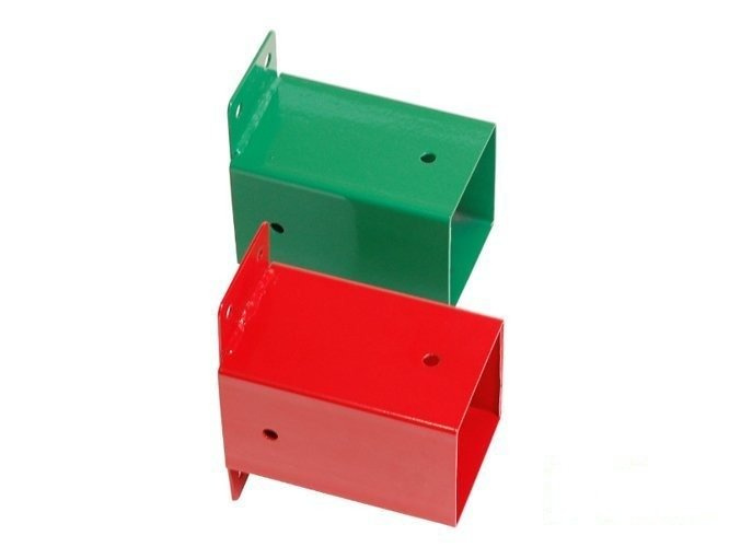 Connecteur mural carré pour balançoire - aire de jeux 90/90 mm