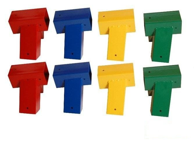 2 x Raccord balançoire 90x90 mm, 100°