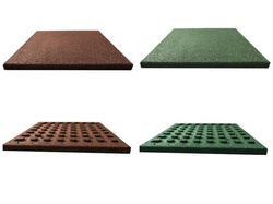 Tapis caoutchouc 500x500x35 mm