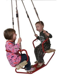 Balançoire Double en métal Club PANDA