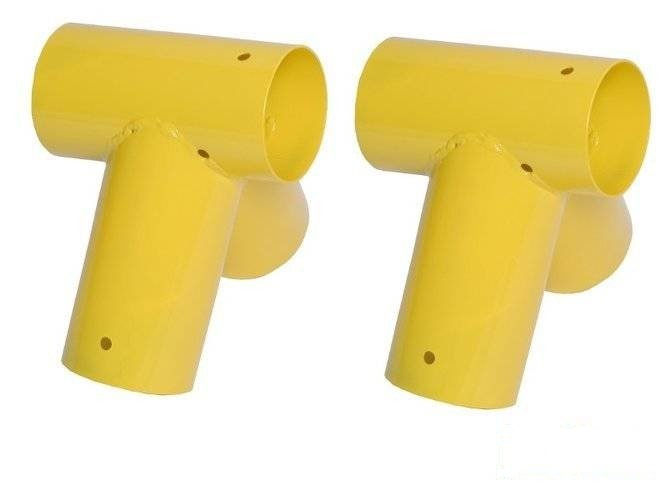 2 x Raccord balançoire Rond Ø100 mm, 100°