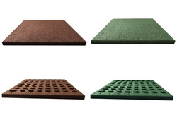 Tapis caoutchouc 500x500x35 mm