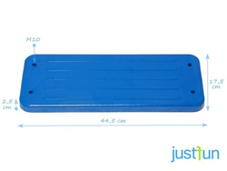 Siège de balançoire en Caoutchouc avec Plaque en Métallique avec Jeu de chaînes en Acier galvanisé 5 mm - 1,8 m, espaces publics