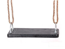 Siège en caoutchouc pour balançoire à corde d'aire de jeux