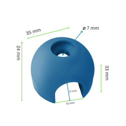 Jonction Murale pour Corde armée ø 16 mm