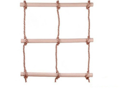 Double echelle de Corde avec 7 échelons en Bois Lourd