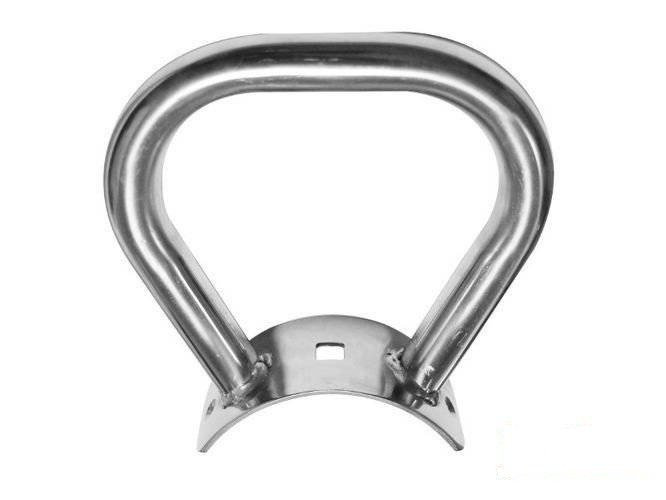 Poignèe en Acier Inoxydable pour Poutre Ronde 120 mm