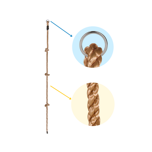 Corde d'escalade à 3 Noeuds pour Enfant