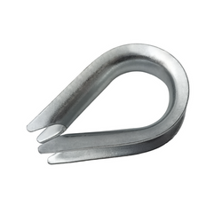 Cosse en métal - pour corde renforcée