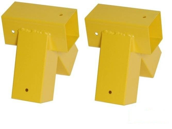 2 x Raccord balançoire 90x90 mm, 90°
