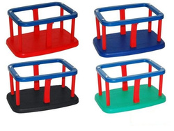 Siège de balançoire avec Jeu de chaînes en Acier Inoxydable 5 mm - 1,8 m, pour bébé, espaces public