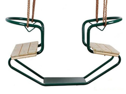 Balançoire Double en métal Club PANDA