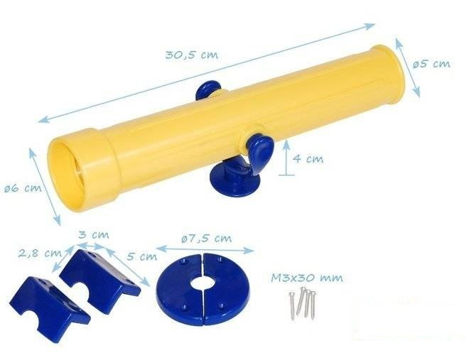 Télescope + Gouvernail pour Bateau + Jumelles pour Enfants