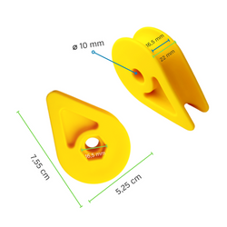 Cosse en Plastique avec Trou hexagon M10