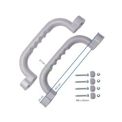 Poignées en Plastiques 240 x 75 mm