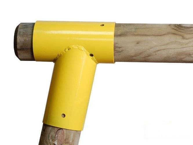 2 x Raccord balançoire Rond Ø100 mm, 100°