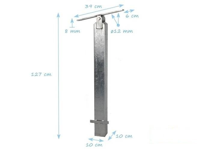 Base pour Poutre Type II galvanisé
